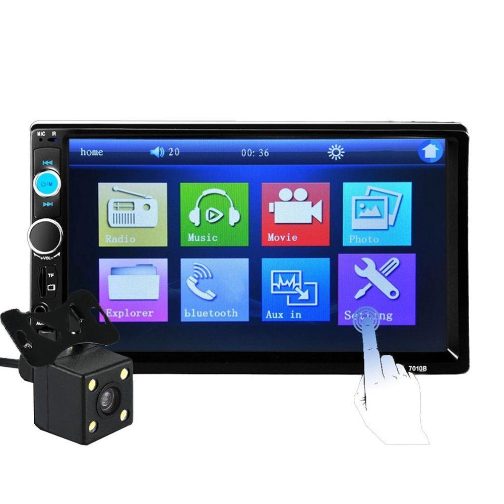 7" Digital Touch Screen Car MP5 Player (Model #7010B)